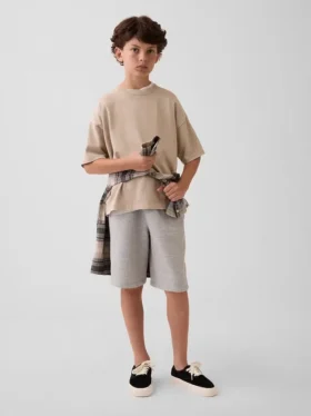 Pantalones cortos holgados de sudadera Vintagesoft para niños