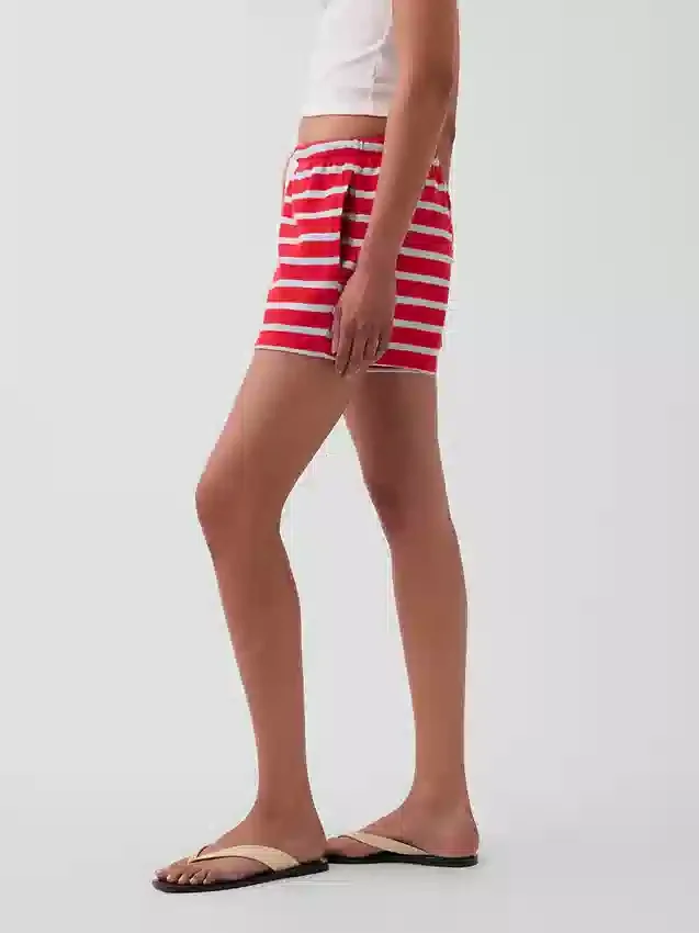 Pantalones cortos holgados y cómodos de felpa de toalla de 3.5"