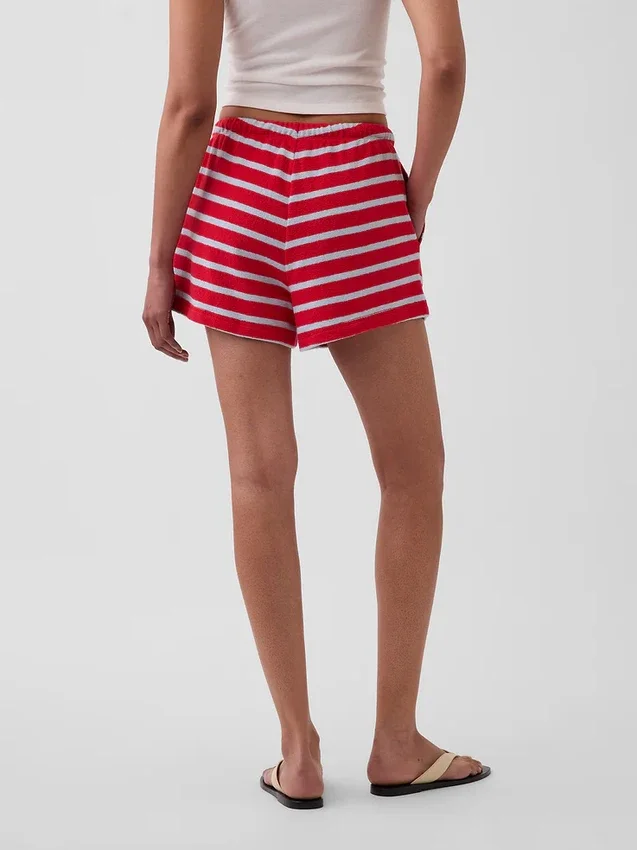 Pantalones cortos holgados y cómodos de felpa de toalla de 3.5"
