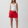 Pantalones cortos premamá fáciles de poner por debajo del vientre