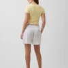 Pantalones cortos premamá fáciles de poner por debajo del vientre