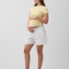 Pantalones cortos premamá fáciles de poner por debajo del vientre