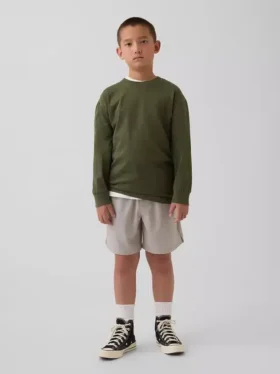 Pantalones cortos relajados de secado rápido para niños