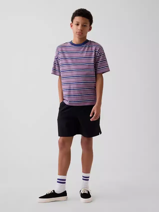 Pantalones cortos relajados de secado rápido para niños