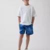 Pantalones cortos relajados de secado rápido para niños