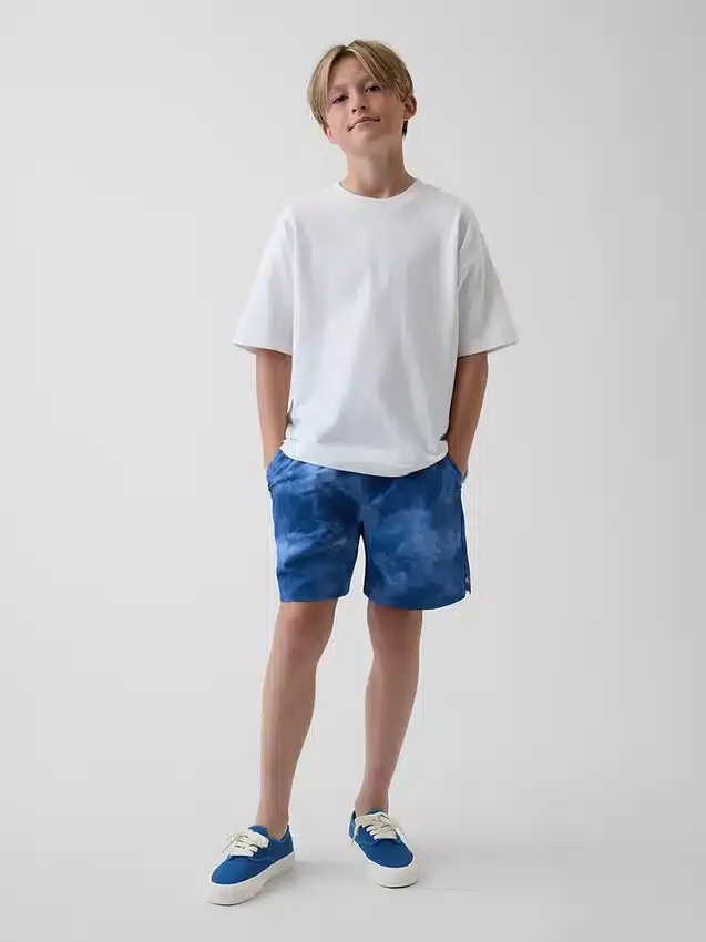 Pantalones cortos relajados de secado rápido para niños