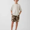 Pantalones cortos relajados de secado rápido para niños