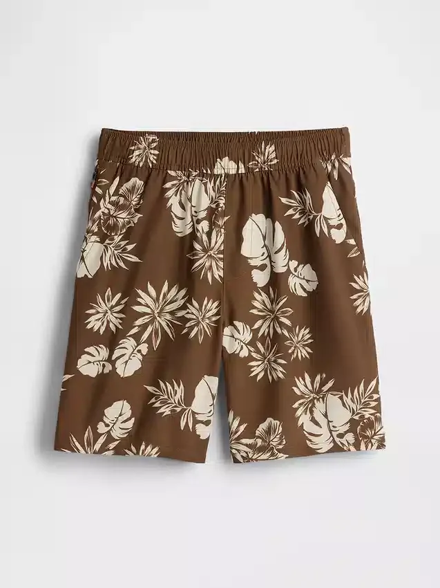 Pantalones cortos relajados de secado rápido para niños