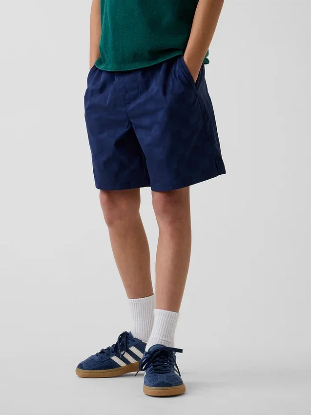 Pantalones cortos relajados de secado rápido para niños