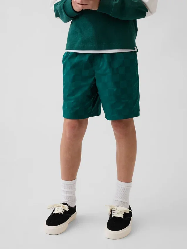 Pantalones cortos relajados de secado rápido para niños