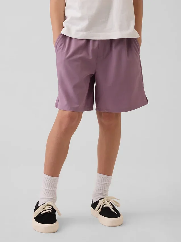 Pantalones cortos relajados de secado rápido para niños