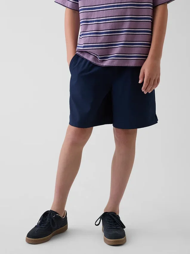 Pantalones cortos relajados de secado rápido para niños
