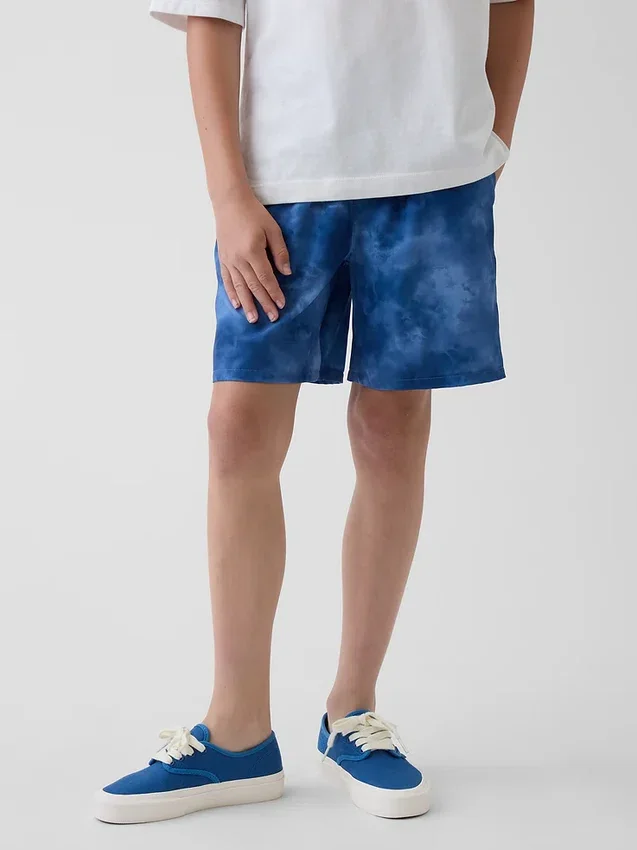 Pantalones cortos relajados de secado rápido para niños