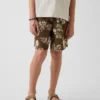Pantalones cortos relajados de secado rápido para niños