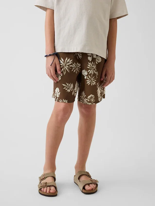 Pantalones cortos relajados de secado rápido para niños