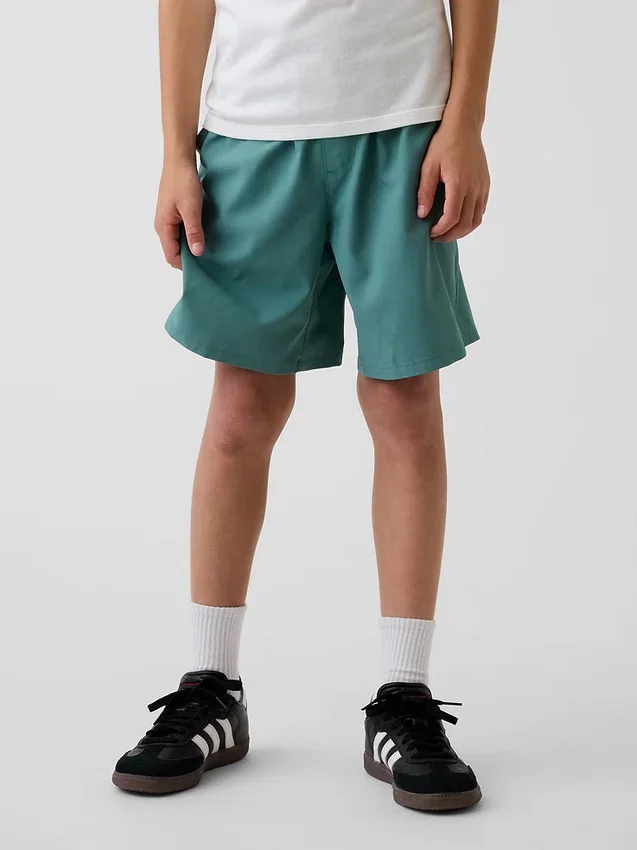 Pantalones cortos relajados de secado rápido para niños