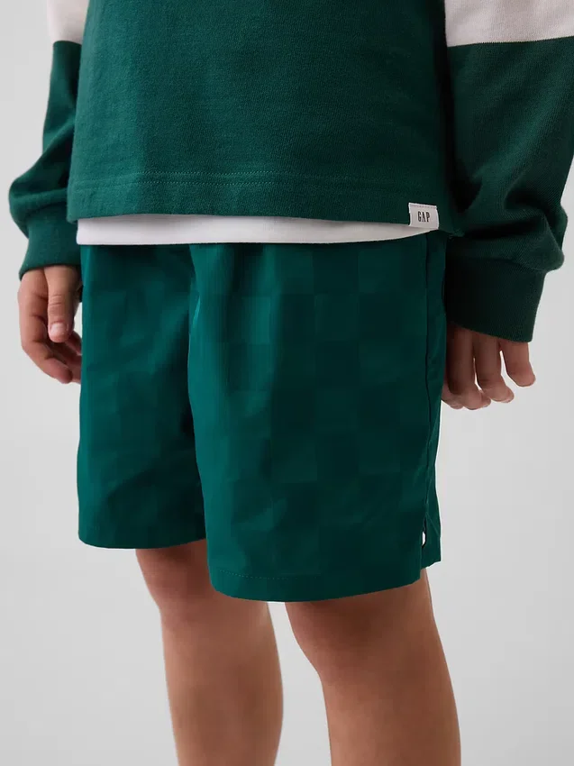 Pantalones cortos relajados de secado rápido para niños