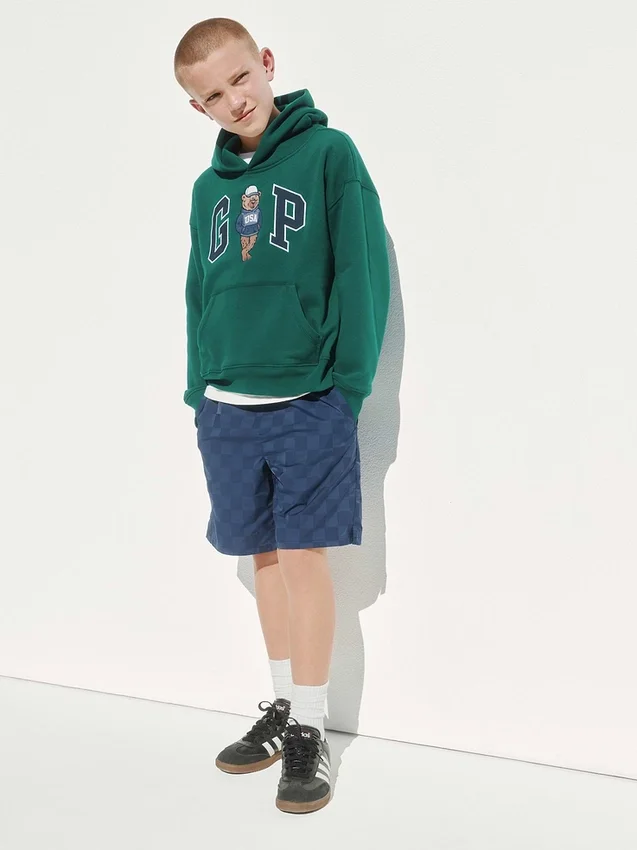 Pantalones cortos relajados de secado rápido para niños