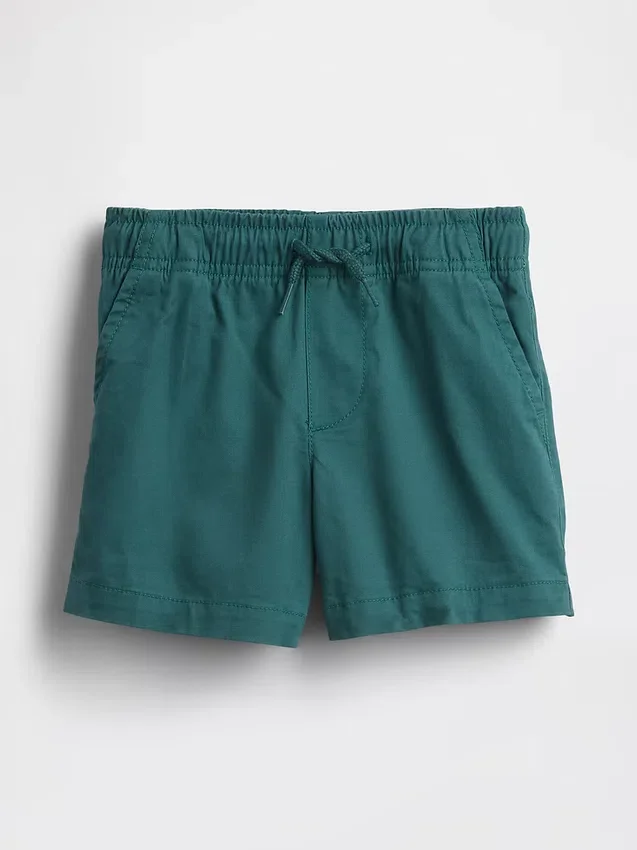 Pantalones cortos sin cordón para bebés y niños pequeños