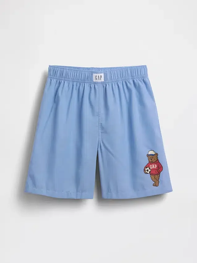 Pantalones cortos tipo boxer de pijama reciclados para niños