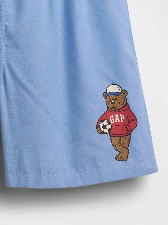 Pantalones cortos tipo boxer de pijama reciclados para niños