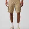 Pantalones cortos tipo cargo de corte holgado de 11"