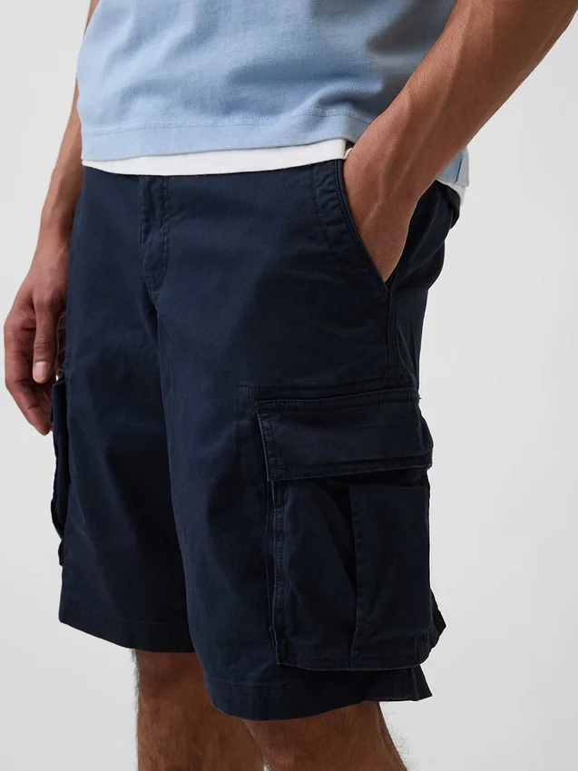 Pantalones cortos tipo cargo de corte holgado de 11"