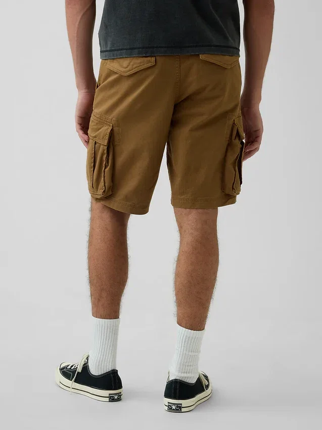 Pantalones cortos tipo cargo de corte holgado de 11"