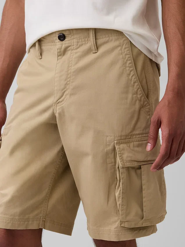 Pantalones cortos tipo cargo de corte holgado de 11"