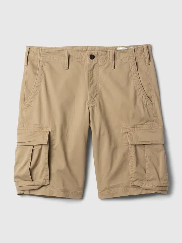 Pantalones cortos tipo cargo de corte holgado de 11"