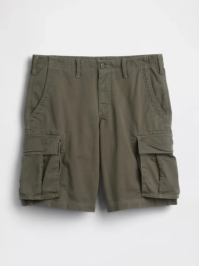 Pantalones cortos tipo cargo de corte holgado de 11"