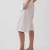 Pantalones culotte holgados y cómodos de mezcla de lino