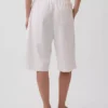 Pantalones culotte holgados y cómodos de mezcla de lino