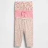 Pantalones de algodón orgánico sin cordón «Baby First Favorites» (paquete de 3)