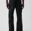 Pantalones de carpintero holgados de lona de los 90 con doble refuerzo en las rodillas