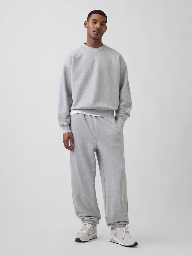 Pantalones de chándal de felpa francesa extra pesada para adultos