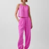 Pantalones de chándal de gasa de algodón