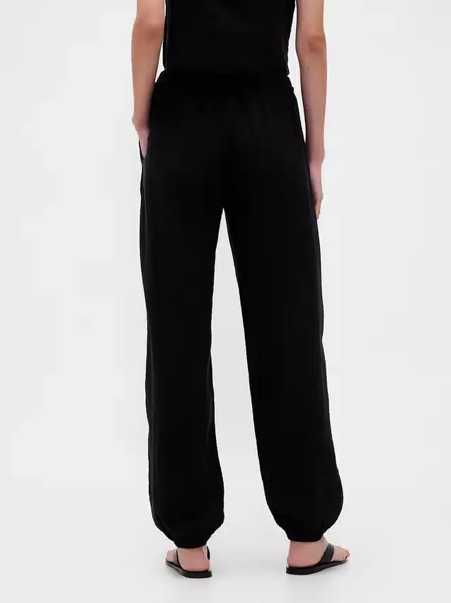 Pantalones de chándal de gasa de algodón