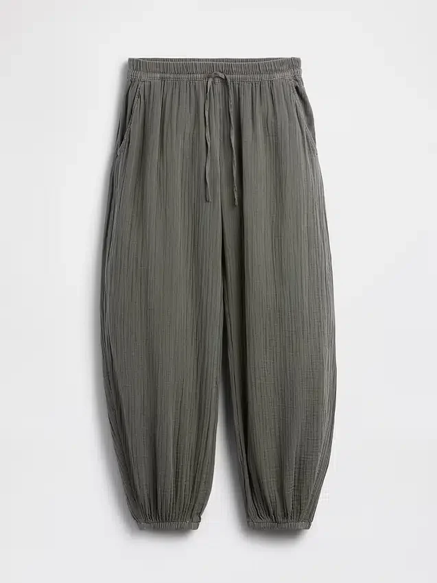 Pantalones de chándal de gasa de algodón