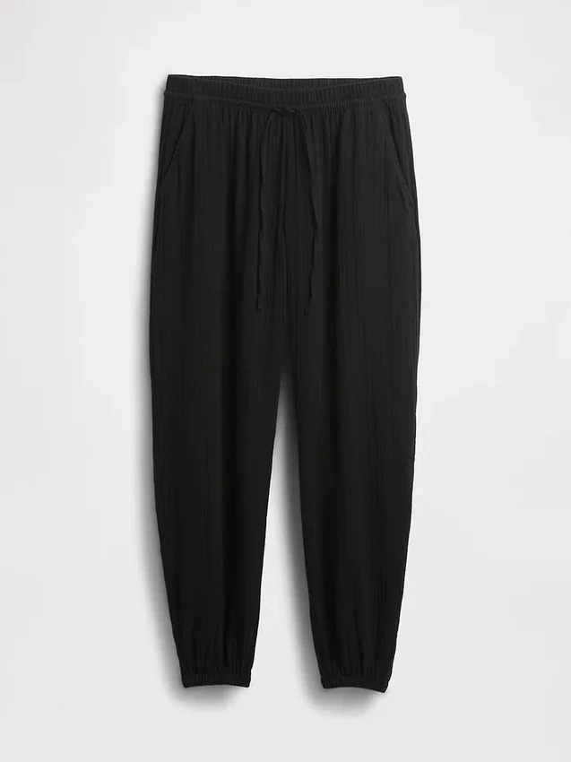 Pantalones de chándal de gasa de algodón