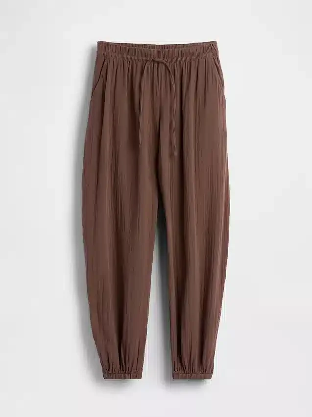 Pantalones de chándal de gasa de algodón