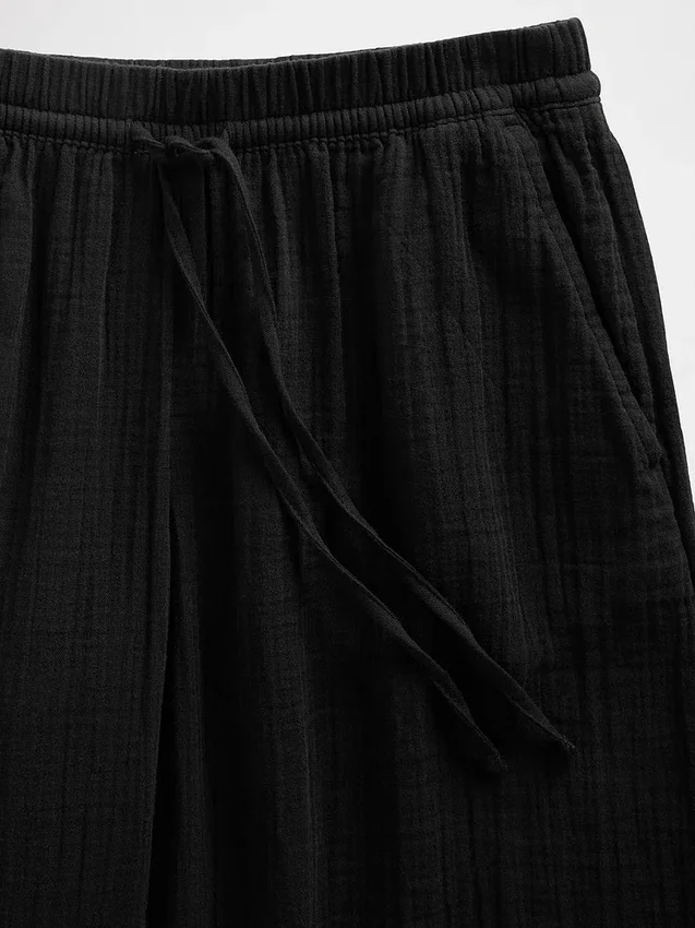 Pantalones de chándal de gasa de algodón