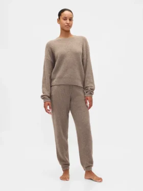 Pantalones de chándal de jerséu de bouclé CashSoft