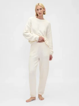 Pantalones de chándal de jerséu de bouclé CashSoft