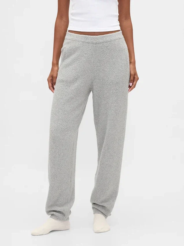 Pantalones de chándal de jerséu de bouclé CashSoft