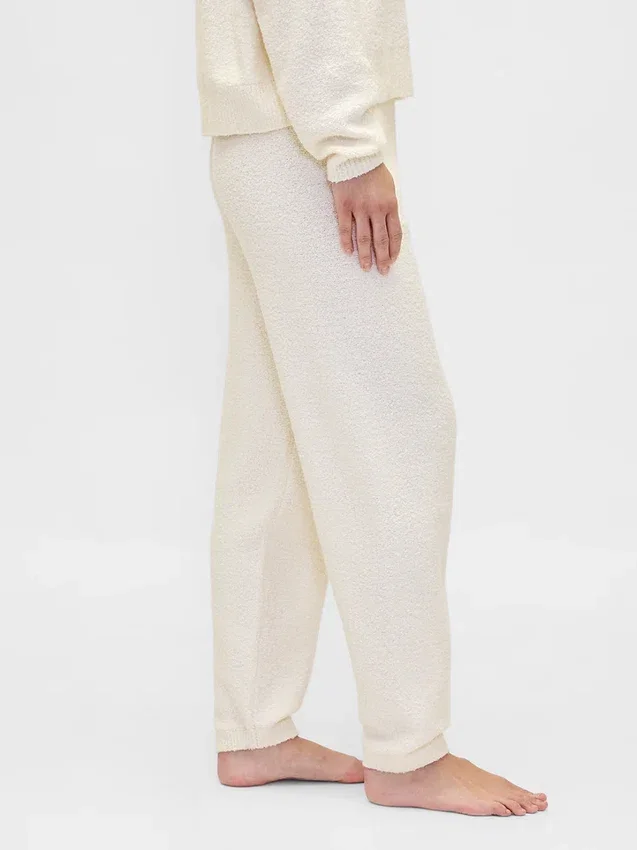 Pantalones de chándal de jerséu de bouclé CashSoft