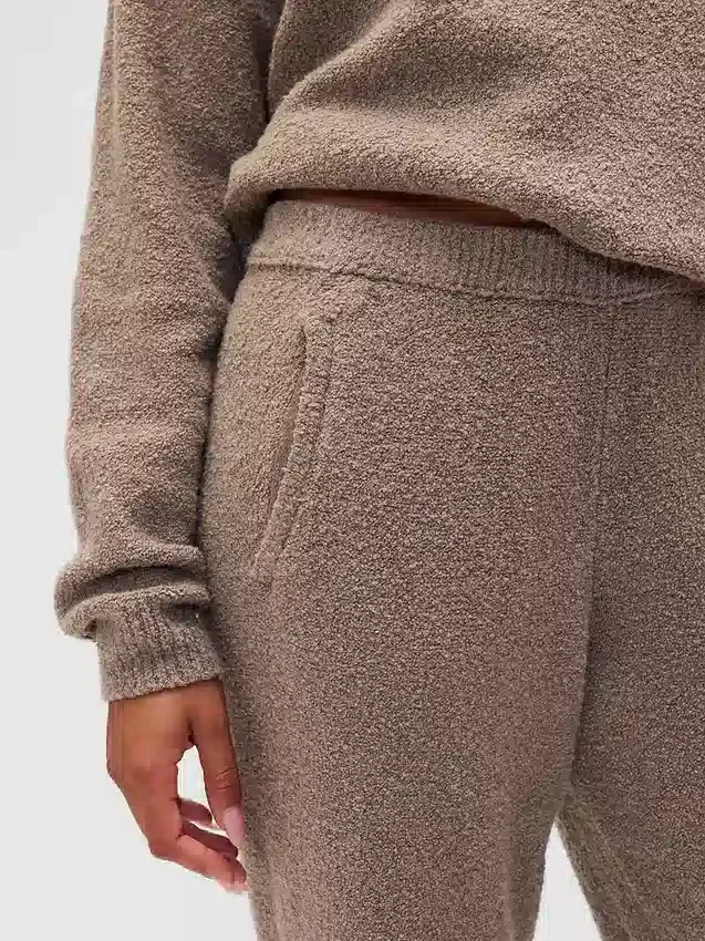 Pantalones de chándal de jerséu de bouclé CashSoft