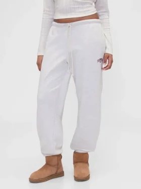 Pantalones de chándal Gap × Summer Fridays de tejido grueso y corte relajado con logo