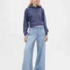 Pantalones de chándal holgados con estampado de vaqueros