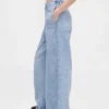 Pantalones de chándal holgados con estampado de vaqueros